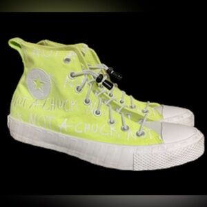 Converse Shoes Not A Chuck All Star High Top Neon  Yellow Men 10 / Women 12